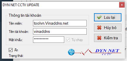 Hướng dẫn cấu hình Vinaddns trên máy tính windown
